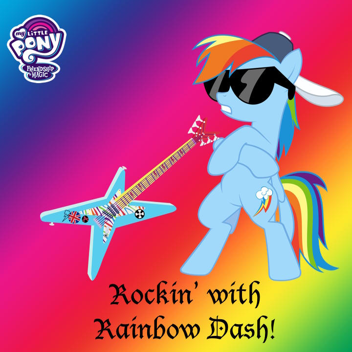 Rockin' with Rainbow Dash! album art by EndlessWire94 on DeviantArt