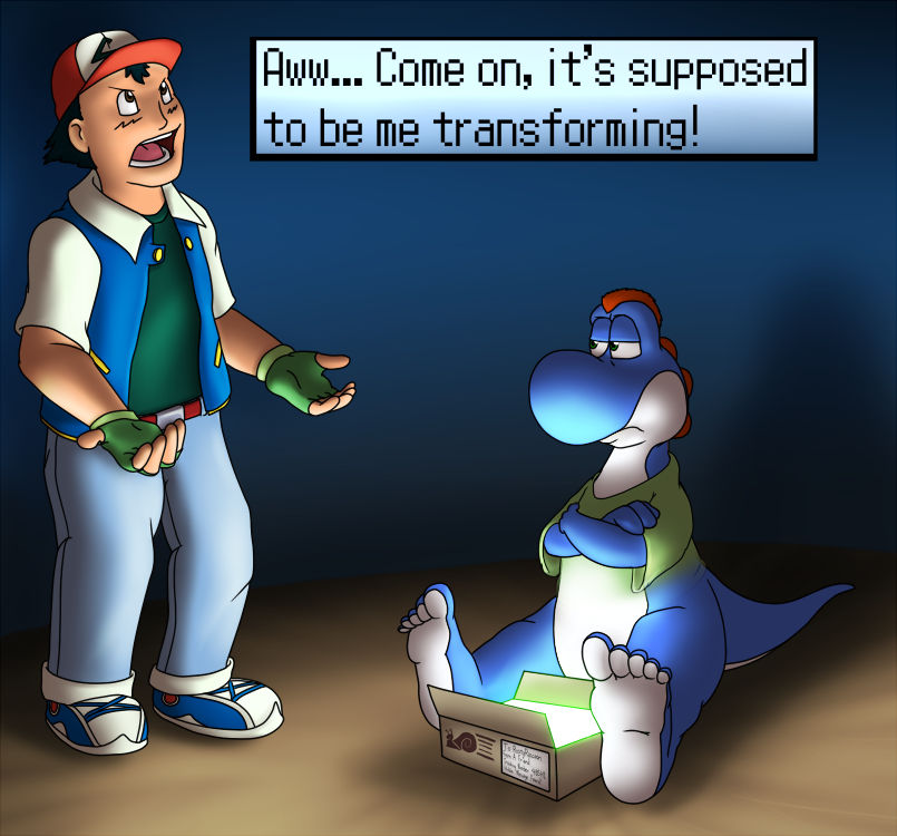 Commission: Rusty into Yoshi by RustyRaccoon on DeviantArt