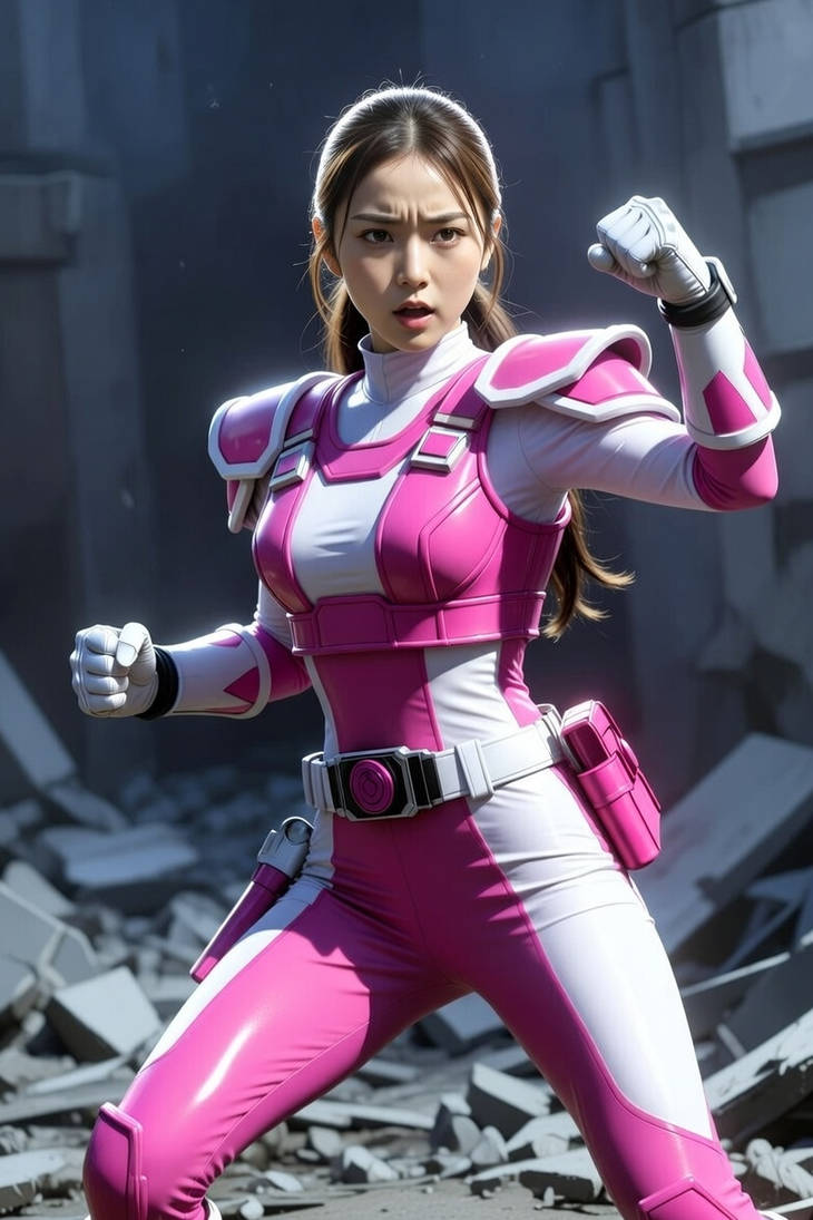 Pink Beast Ranger Is Roxy Pink ranger time by Azzoroth1 on DeviantArt