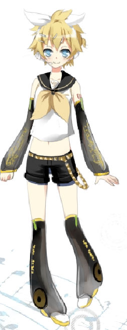 Len in Rin's outfit