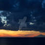 Mt Athos dramatic sunset MTA3 image