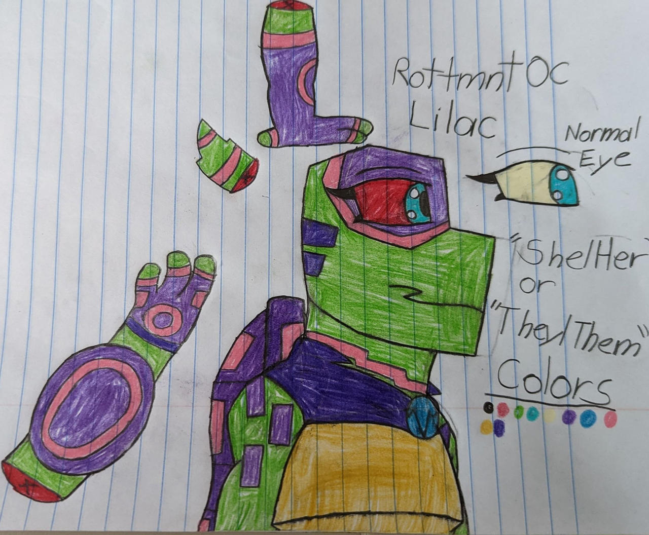 Tmnt Oc: Lilac by ThatGirlGamerCarrie on DeviantArt