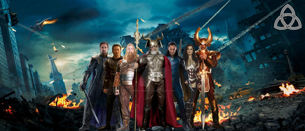 The 7 God Warriors in Asgard! by RPGHunter on DeviantArt