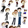 Glee - Kurt and Kinn drawings