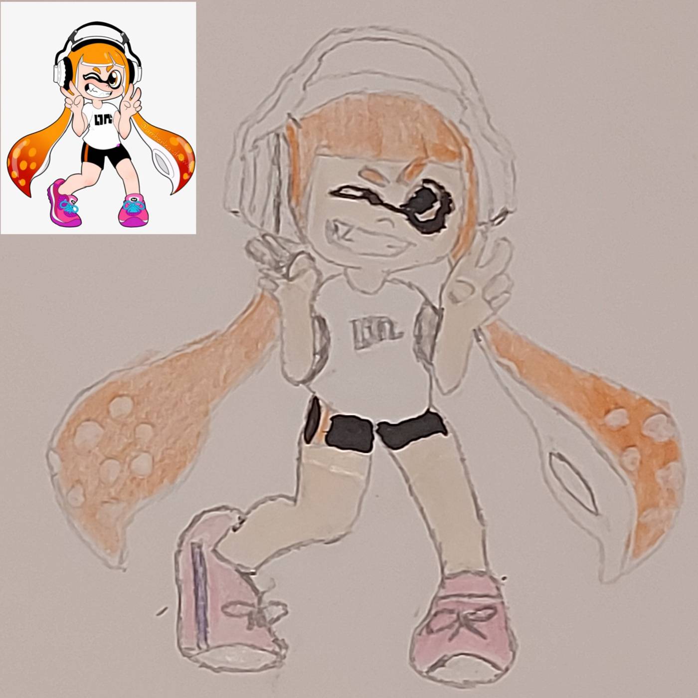 Inkling Girl draw by WarriorSonic5 on DeviantArt