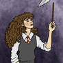 Hermione with Feather