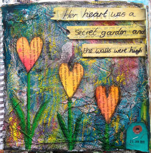 Secret Garden - Art Journal Page