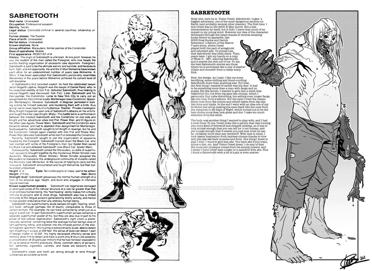 Marvel Sabretooth Ripped MARVELTOBER 20: SABRETOOTH by LuisBajoCollados on DeviantArt
