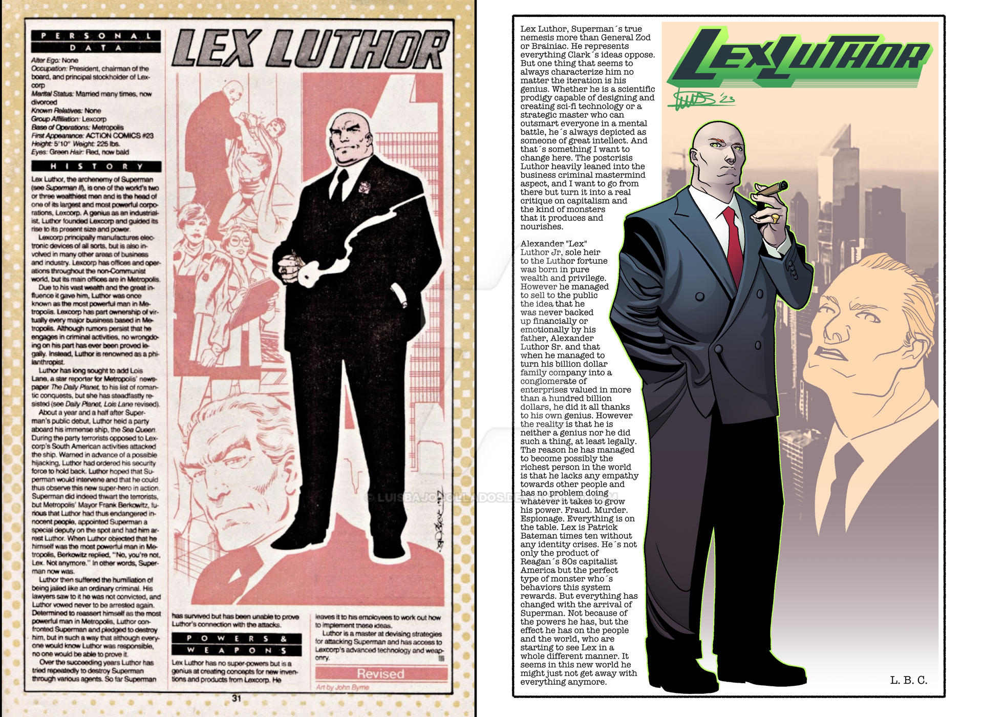Luthor Comics DCTOBER 19: LEX LUTHOR by LuisBajoCollados on DeviantArt