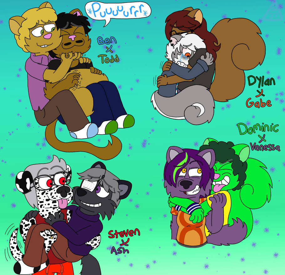Fluffy Connection Fluffy Couples by SparkMaster37 on DeviantArt