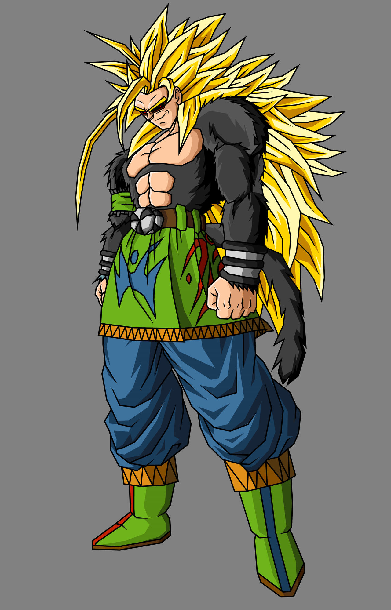 Goku AF - SSJ5 Estilo Rigor V2 by devilphucdang on DeviantArt