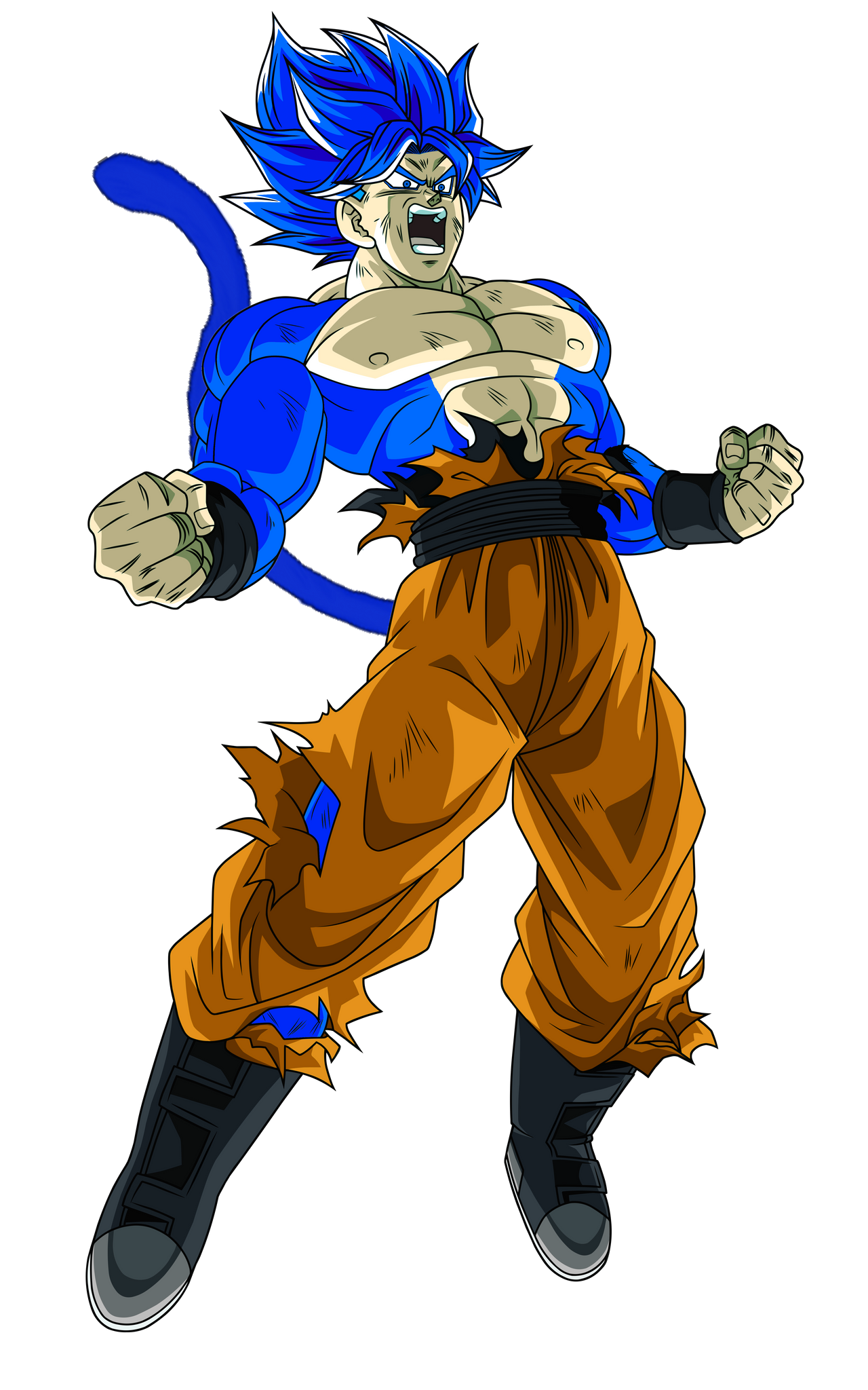 Goku CC (Redesign)- SSJ Blue Evolution Universal by devilphucdang on ...