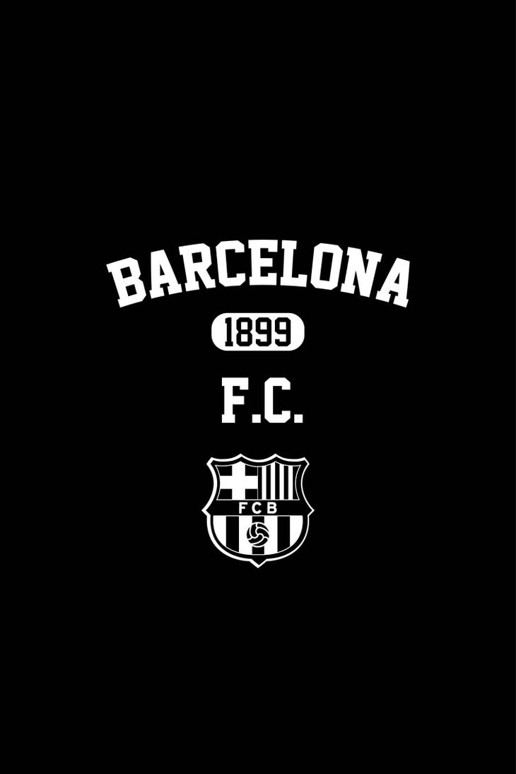 Minimalistic BnW Bacelona FC Wallpaper iPhone 4S by lo0gie on DeviantArt