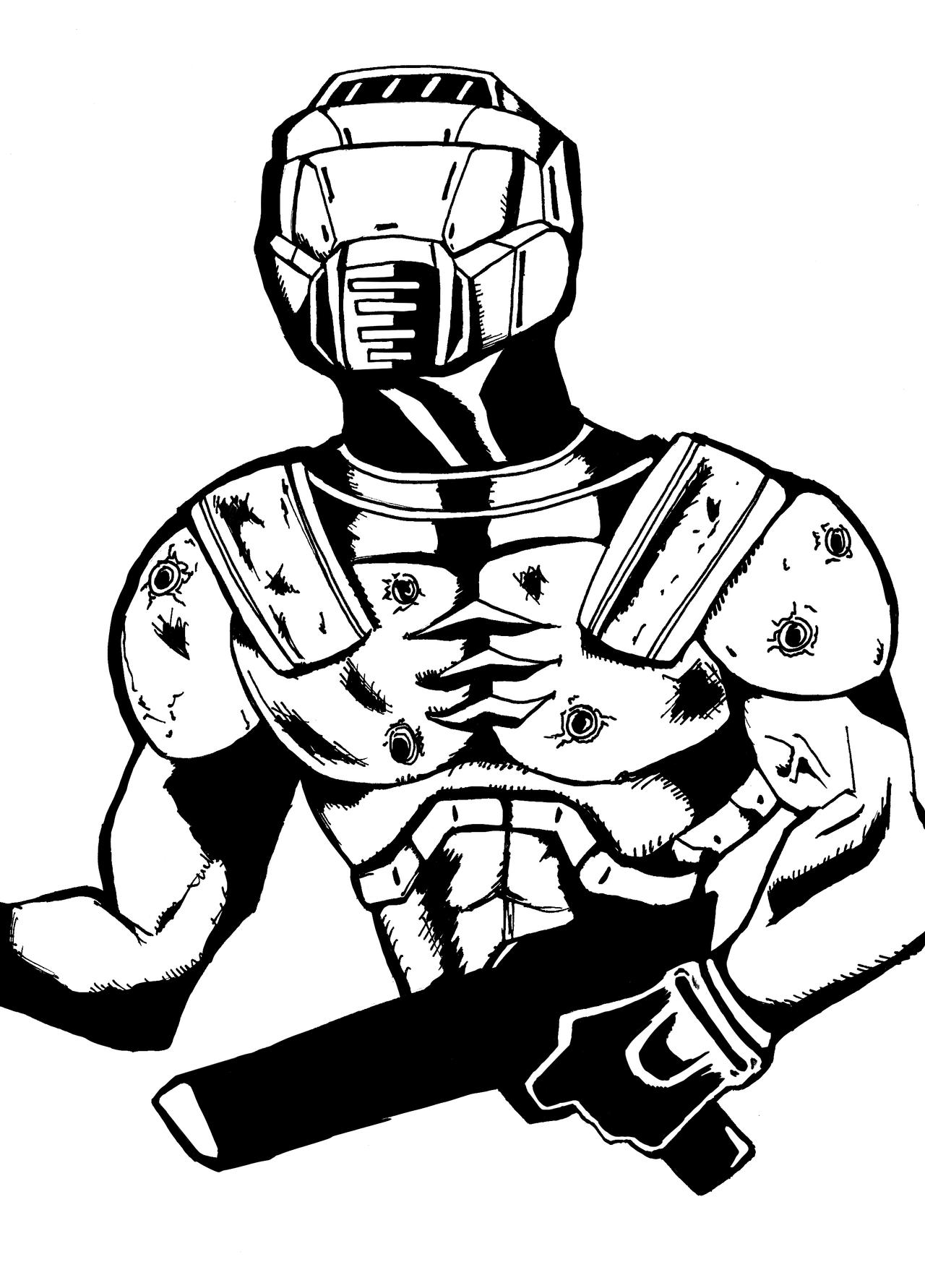 DoomGuy by Kargoshin on DeviantArt