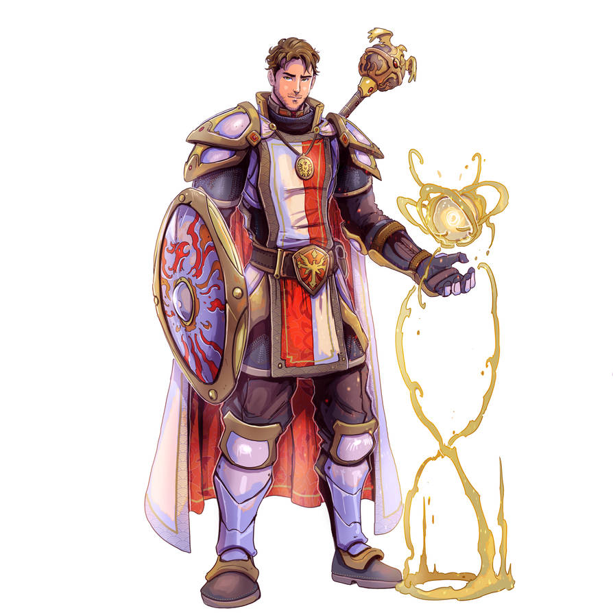 Aasimar Cleric of Life by Manguinha on DeviantArt