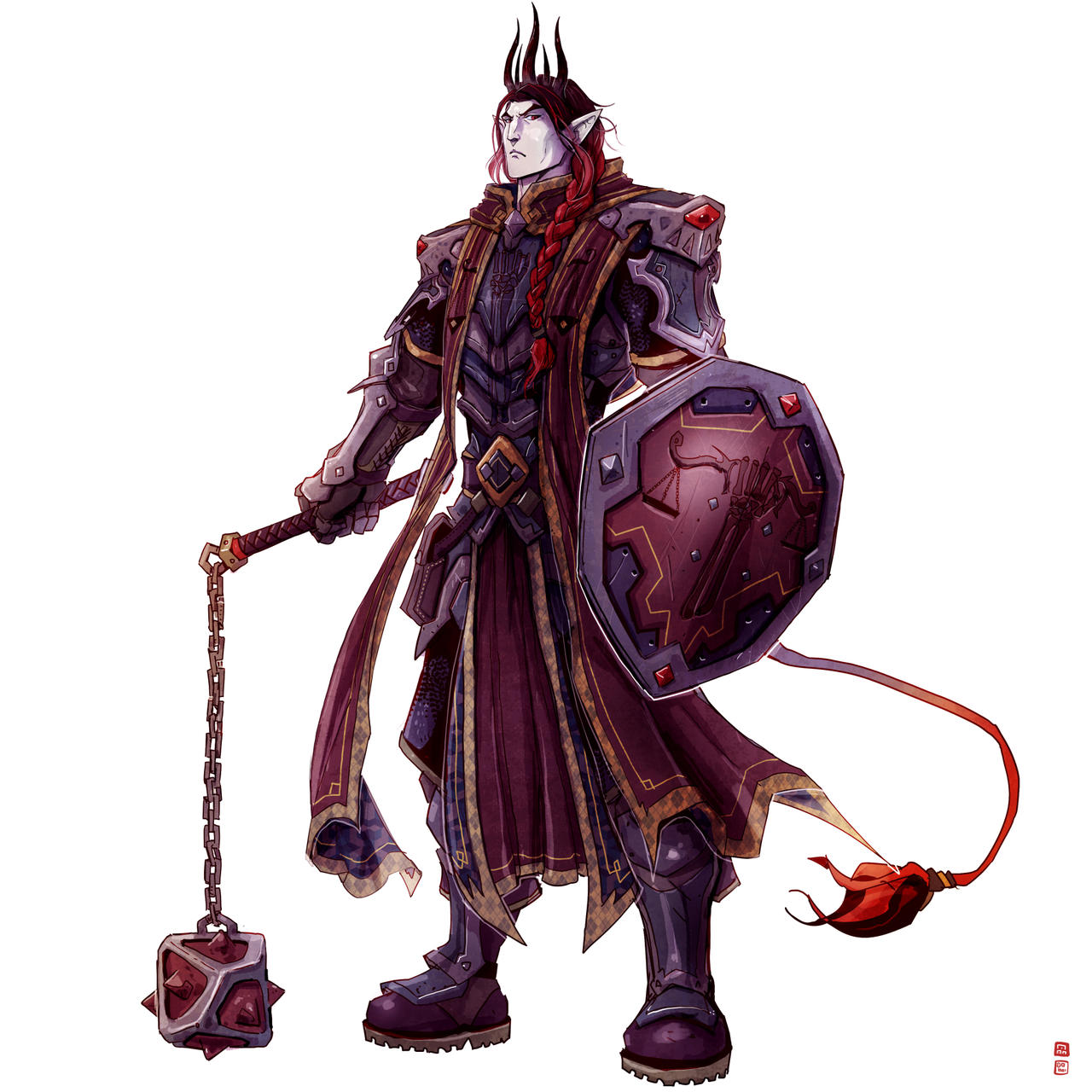 Cleric Color Tiefling Cleric by Manguinha on DeviantArt