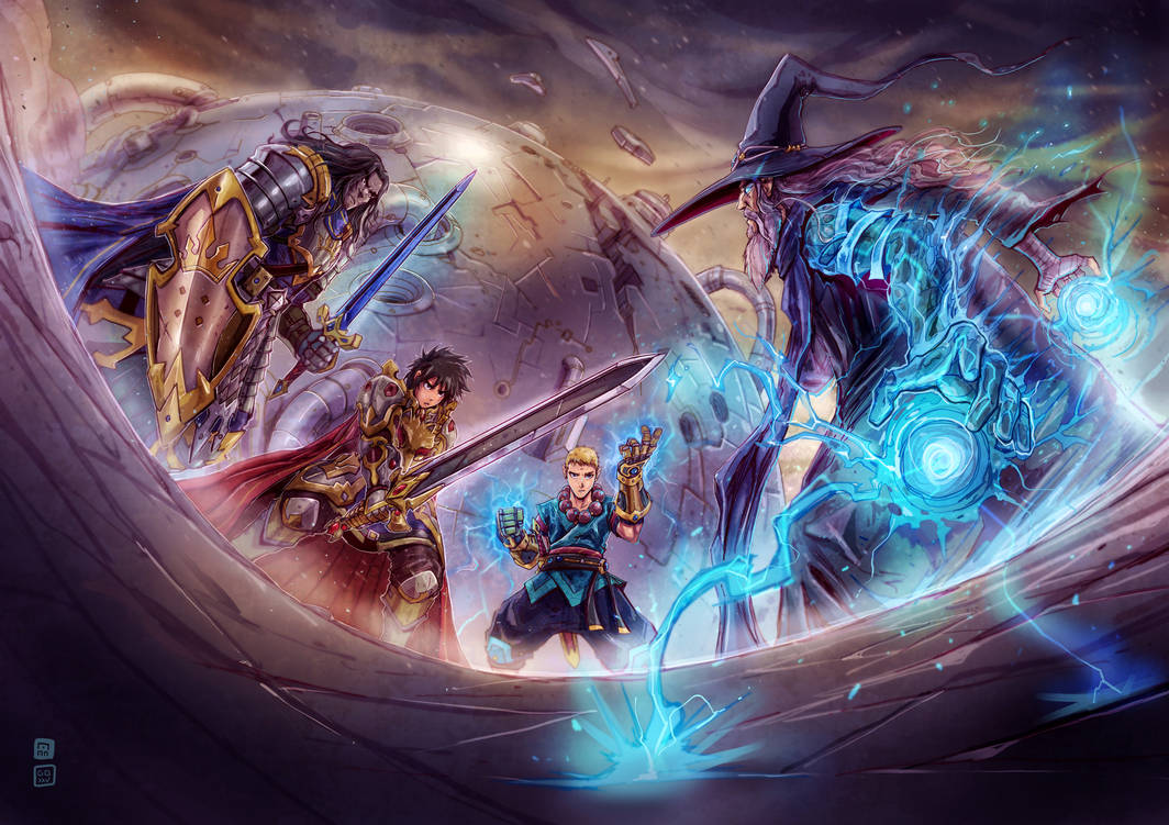 Final Rpgt RPG Party Final Battle by Manguinha on DeviantArt