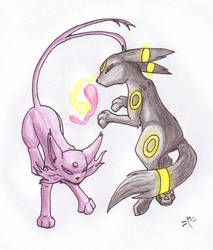 Espeon n Umbreon