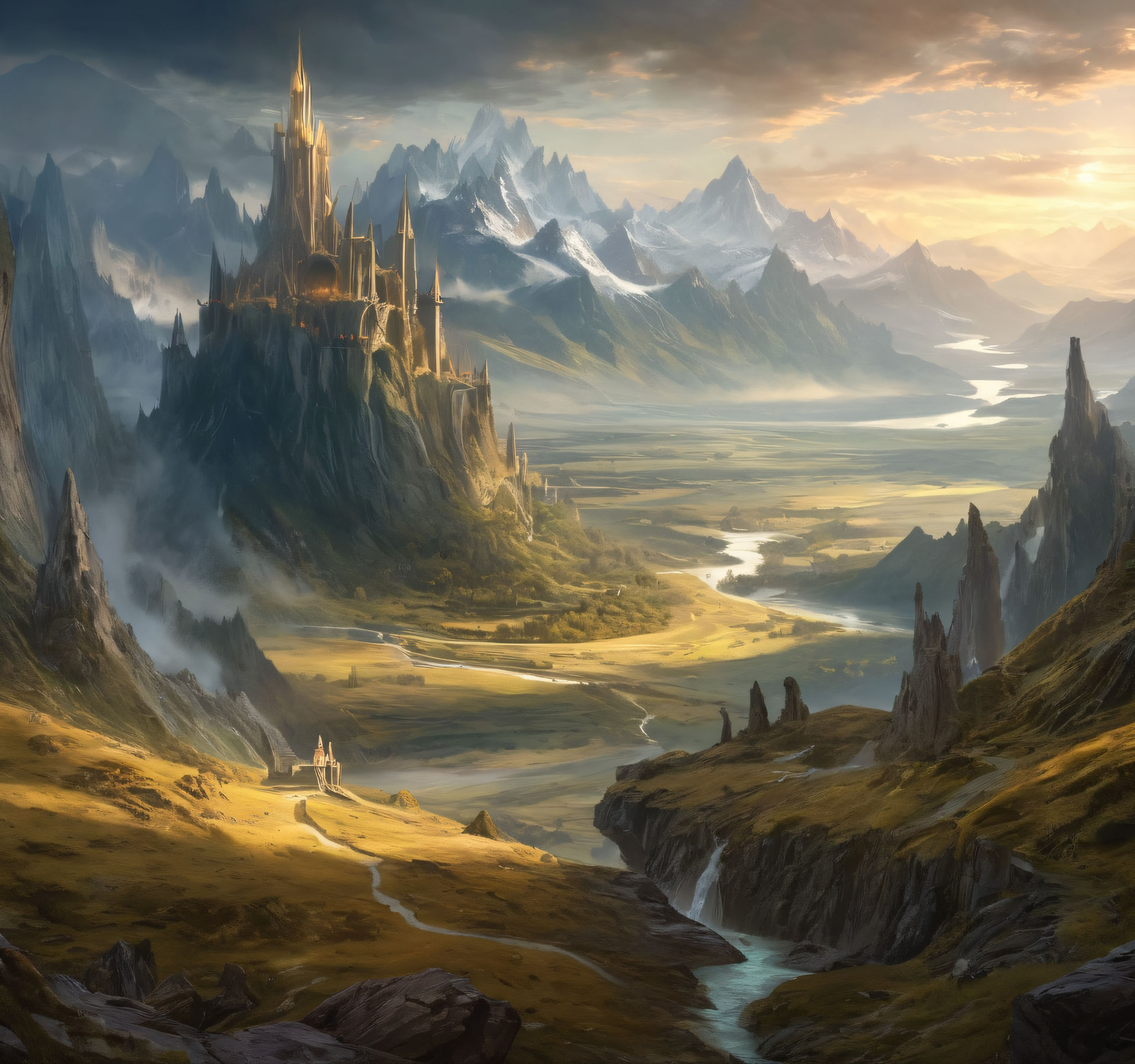 Lord Of The Rings Style Landscape By DigitalDimensions51 On DeviantArt lord-of-the-rings-style-landscape-by-digitaldimensions51-on-deviantart