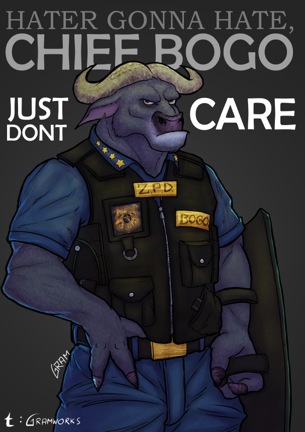 Chief Bogo - Just Dont Care by GramWorks