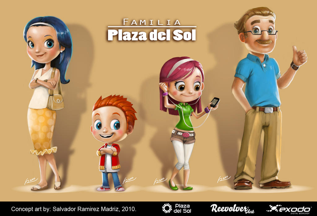 concept art familia del sol