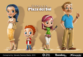 concept art familia del sol