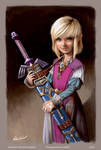 Young princess Zelda by ReevolveR