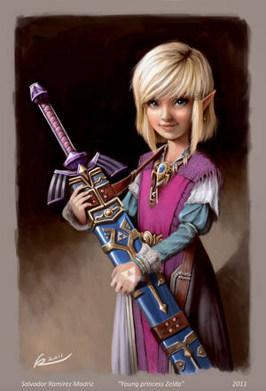 Young princess Zelda