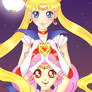 Sailor Moon And Rini