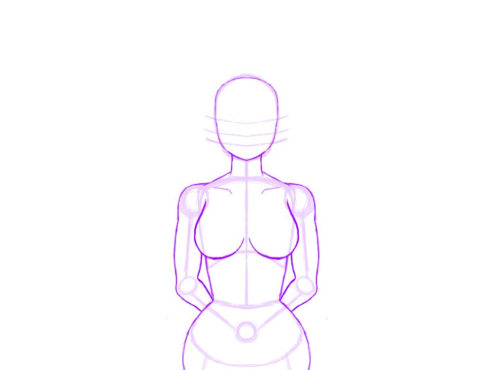 female body base - front and back by starberrrrrrrrrry on DeviantArt