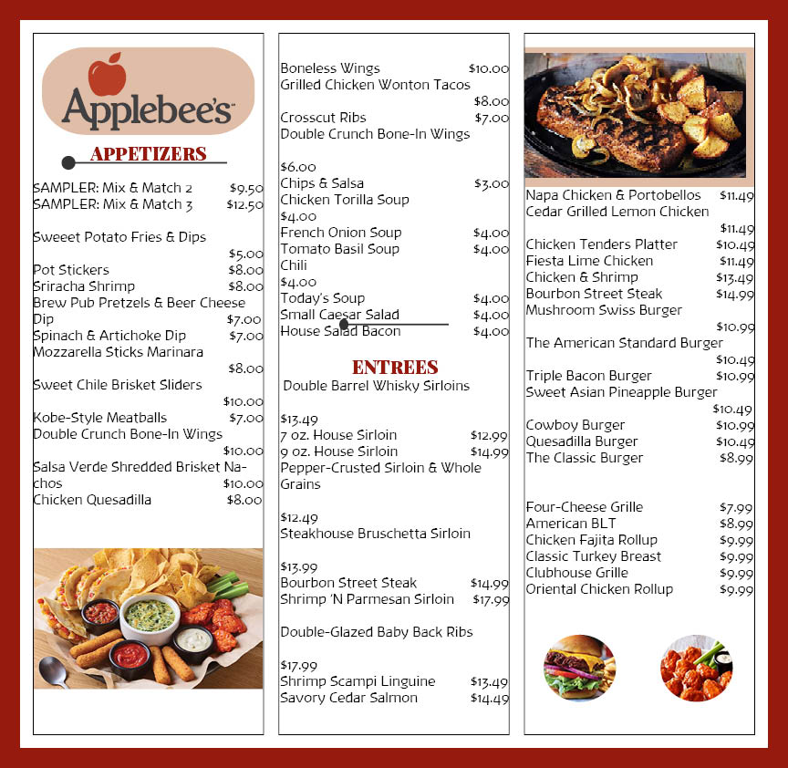 Applebee's Mock Menu by cubey001 on DeviantArt
