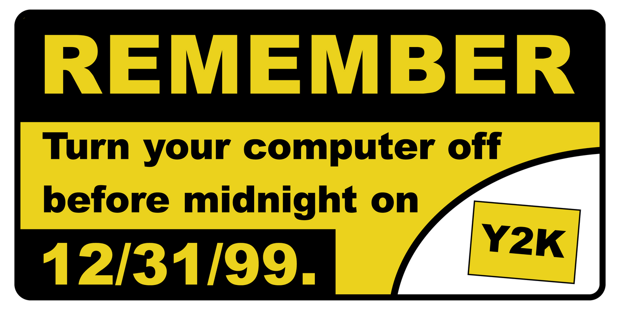 Y2K Warning by joshthecartoonguy on DeviantArt