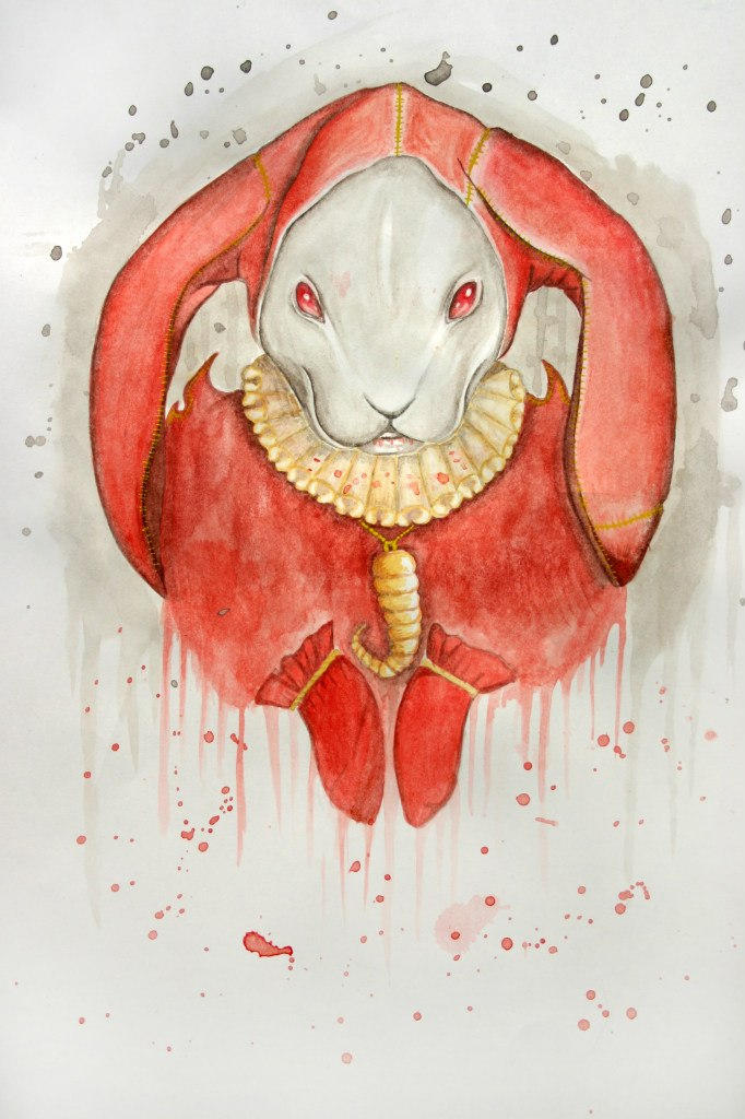 Evil Red Rabbid Evil Rabbit by EndlessDamnation on DeviantArt