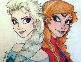 Elsa and Anna