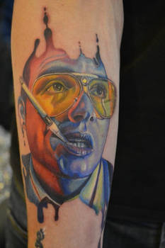 Johnny Depp in fear and loathing tattoo