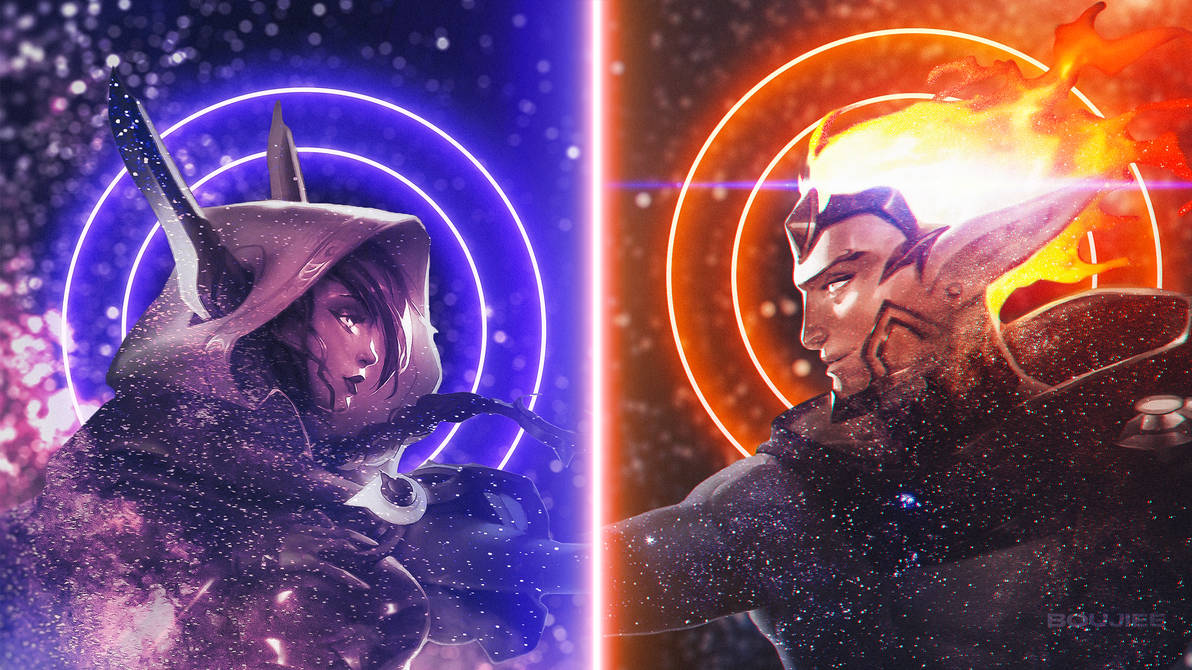 Xayah Rakan Desktop Wallpaper by Boujiee on DeviantArt