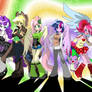 Mane six and spike