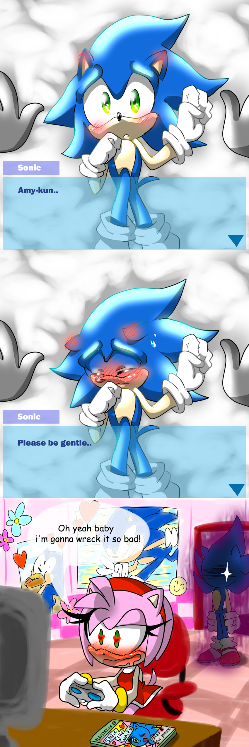 Are You Sure About He Is Sonic,Amy? You're Aren't Sonic webcomic by  Deviantart user named Domestic Hedgehog. : r/SonicTheHedgehog