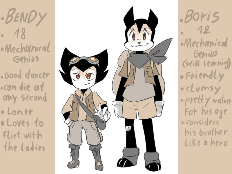 Bendy and Boris: The quest for the ink machine by thegreatrouge on  DeviantArt