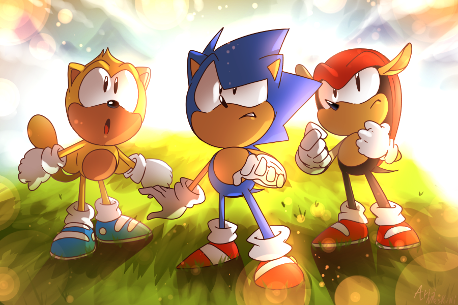 A Mighty Sonic Ray by thegreatrouge on DeviantArt