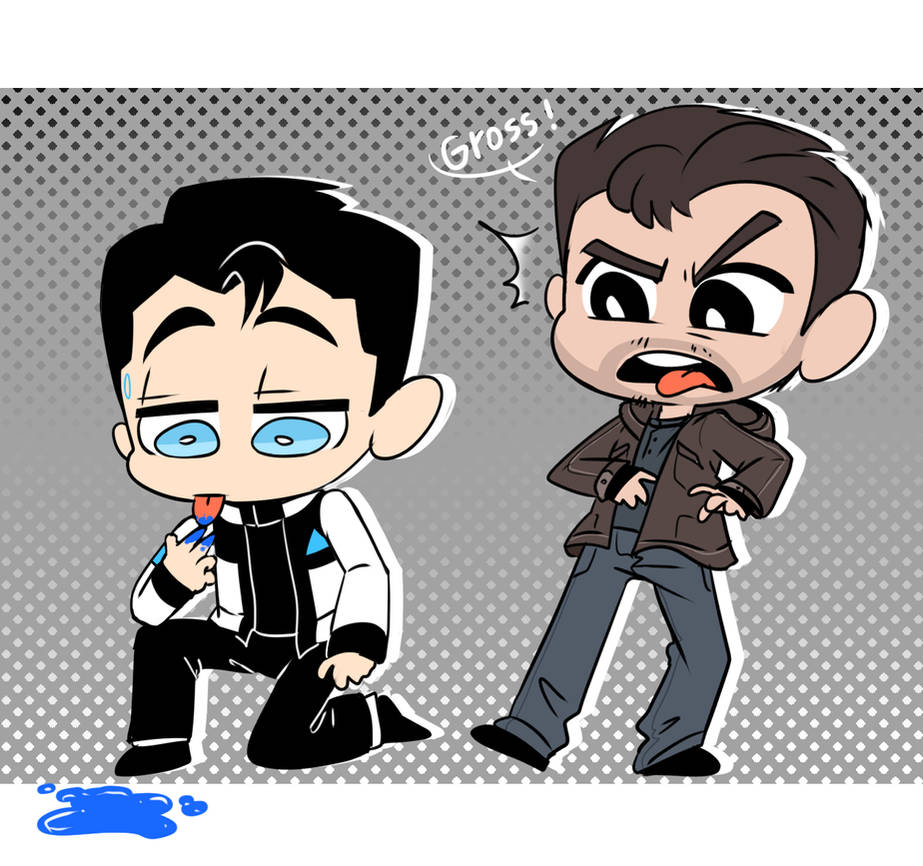 Gavin And RK900 by thegreatrouge on DeviantArt