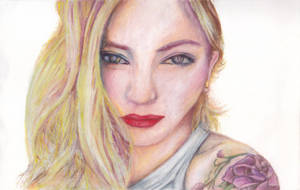 Julia Michaels- colored pencil practice