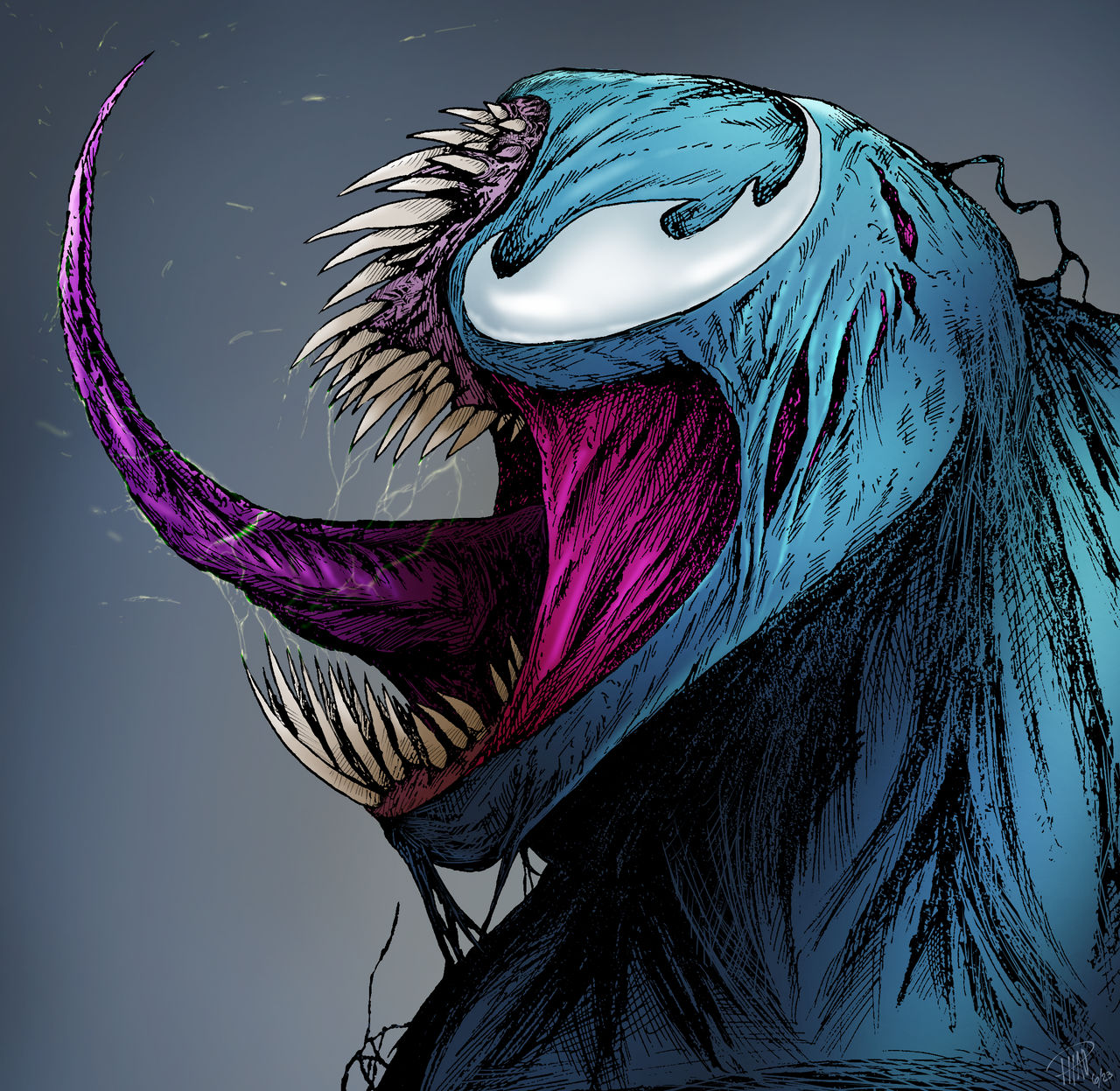 Venom Inverted Color Venom colors by Peteythao on DeviantArt