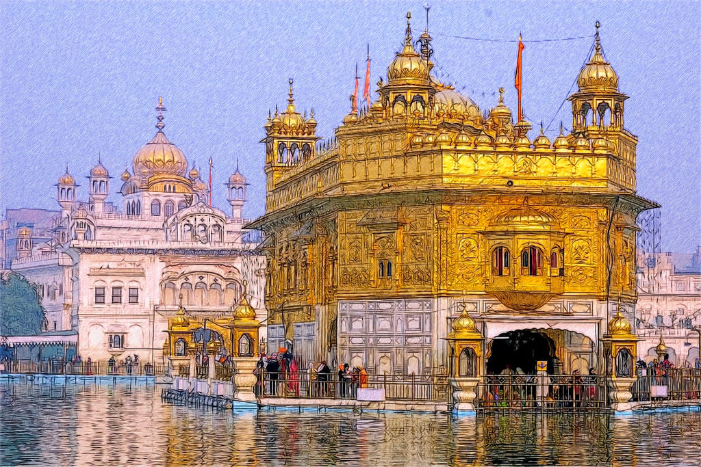 Golden-temple(sketch) by T-Douglas-Painting on DeviantArt