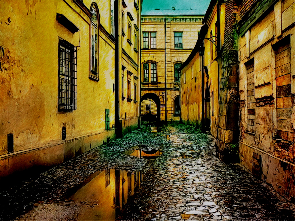 Rainy Alleyway Wallpaper K90gi By T Douglas Painting On Deviantart Rainy Alleyway Wallpaper K90gi By T Douglas Painting On Deviantart