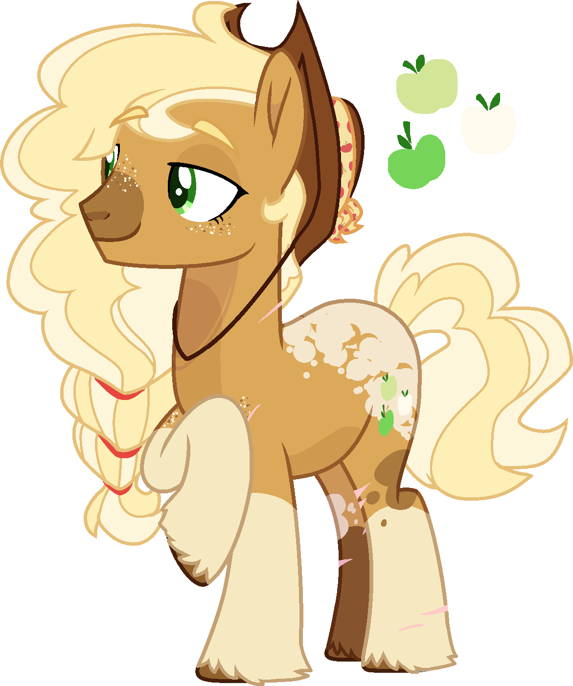 Mlp Aj Restyle AJ Redesign by RickySocks on DeviantArt