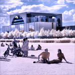 Berlin Bundeskanzleramt II infrared by MichiLauke