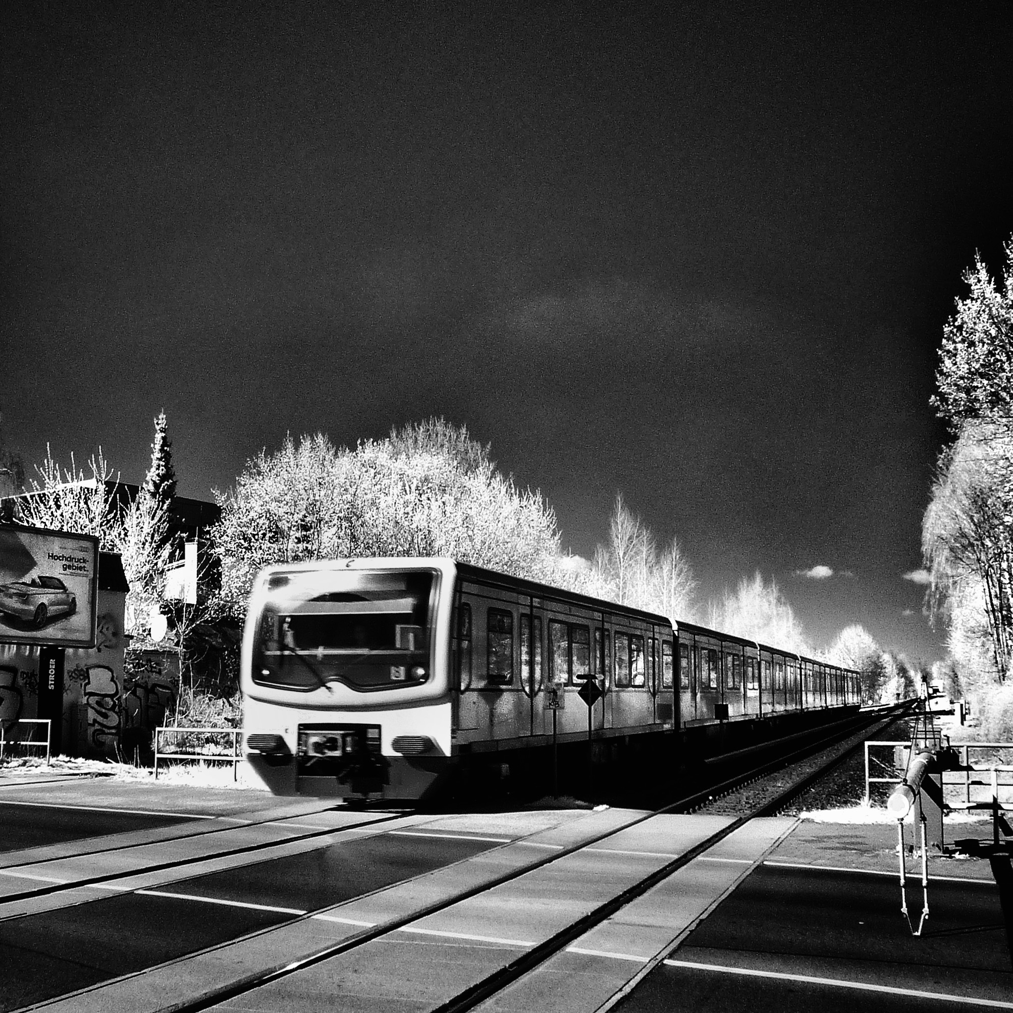 City Train Berlin infrared