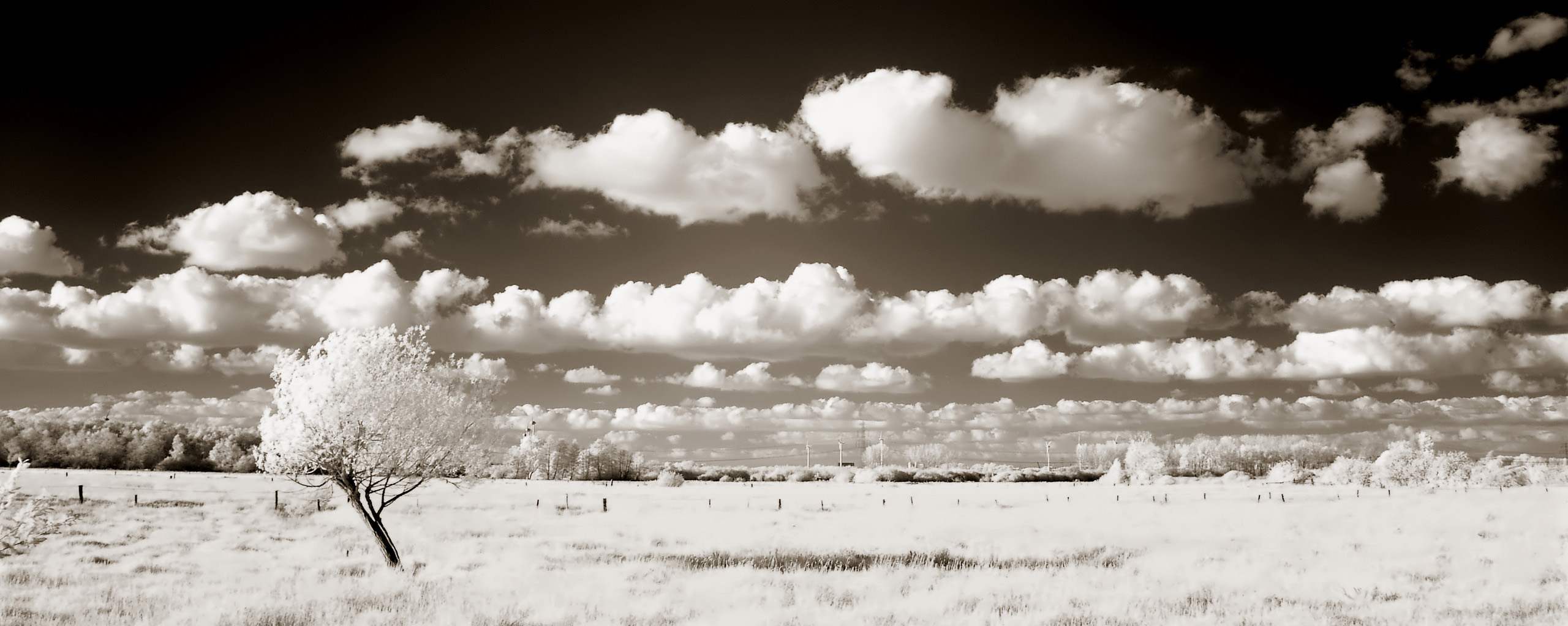 Clouds infrared...