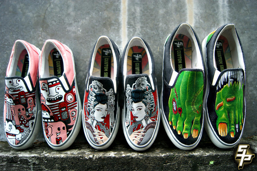 Custom Deviantart Shoes GROUP 1 CUSTOM SHOES by XIDNEY on DeviantArt